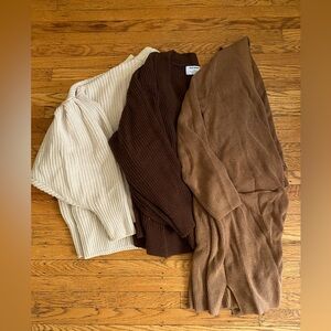 Bundle of Three XL Sweaters - H&M and Old Navy